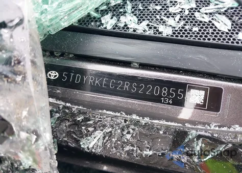 2024 Toyota Sienna Xle z USA, uszkodzony, nr VIN 5TDYRKEC2RS220855